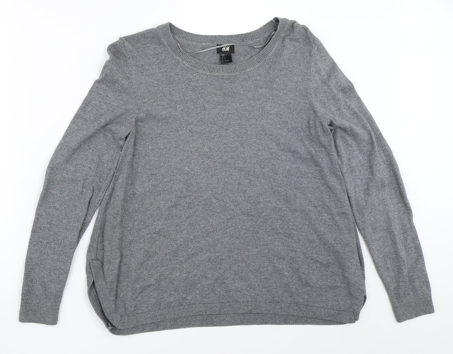 Womens UK Size M H&M Grey Pullover Jumper