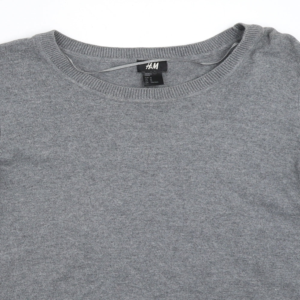 Womens UK Size M H&M Grey Pullover Jumper