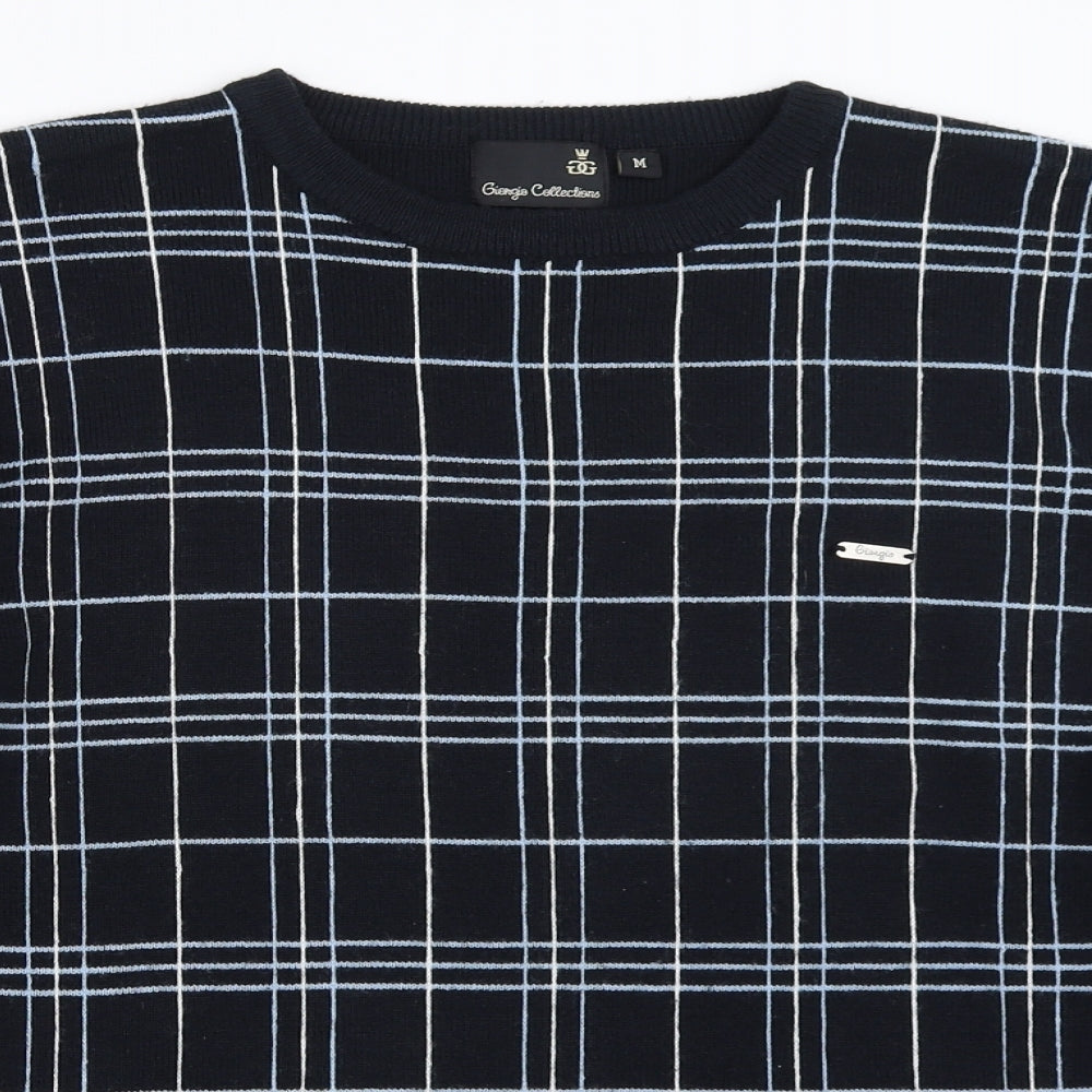 Giorgio Collections Mens Blue   Pullover Jumper Size M