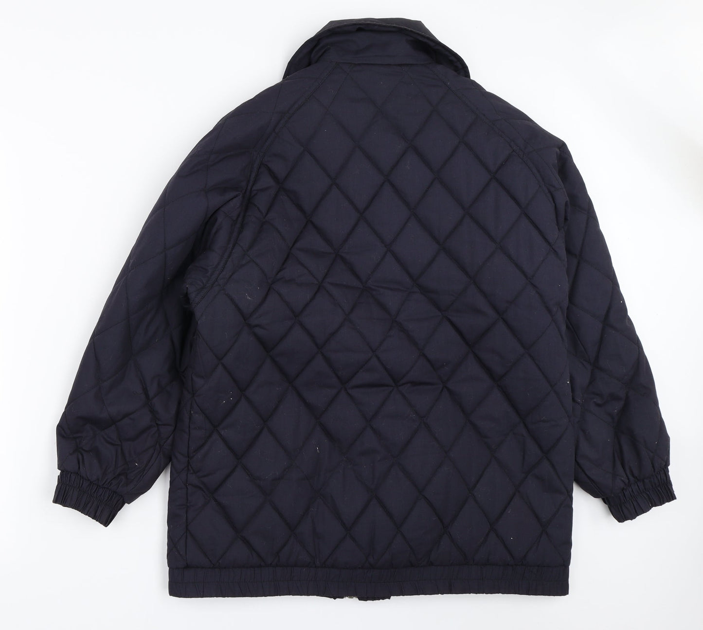 Womens UK Size 12 Sensations Blue Quilted Coat