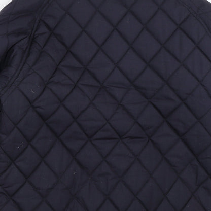 Womens UK Size 12 Sensations Blue Quilted Coat