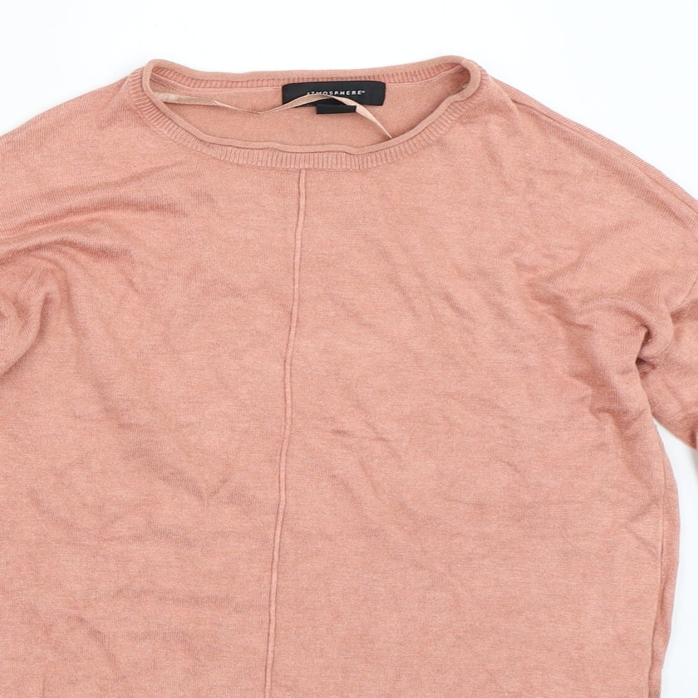 Womens UK Size 6 Atmosphere Pink Pullover Jumper