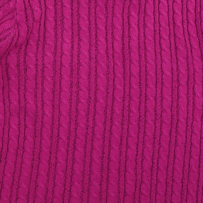 Lizzie Clark Womens Purple   Pullover Jumper Size S