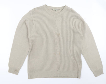 Womens UK Size L Akal Collection Beige Pullover Jumper