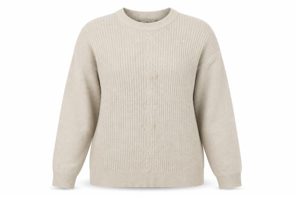 Womens UK Size L Akal Collection Beige Pullover Jumper