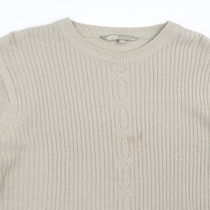 Womens UK Size L Akal Collection Beige Pullover Jumper