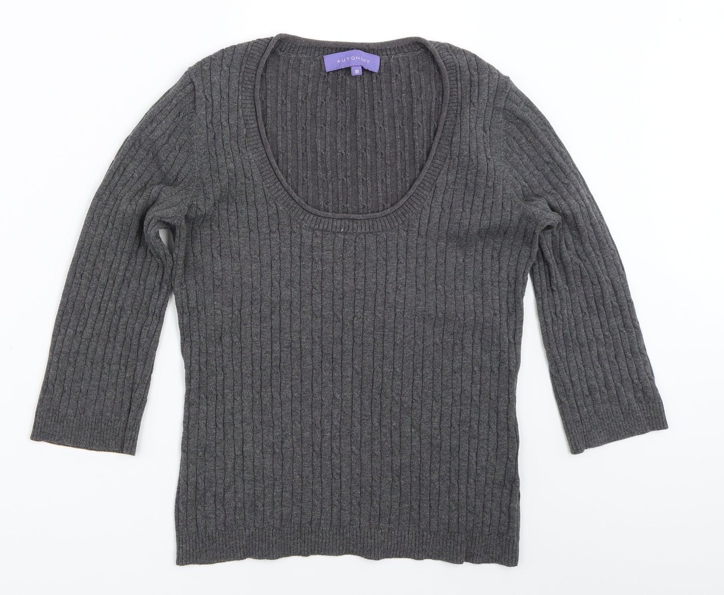 Autonomy Womens Grey   Pullover Jumper Size 8