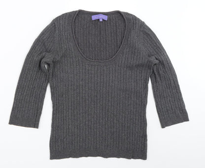 Autonomy Womens Grey   Pullover Jumper Size 8