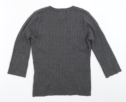 Autonomy Womens Grey   Pullover Jumper Size 8