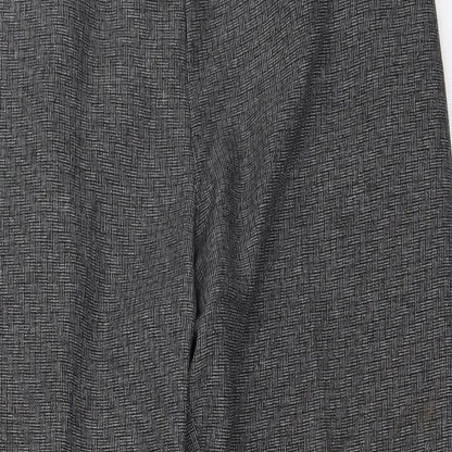 Womens UK Size 12 Preworn Regular Fit  Grey Trousers