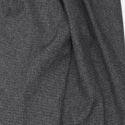 Womens UK Size 12 Preworn Regular Fit  Grey Trousers