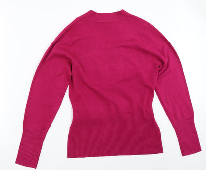 Filati Womens Pink   Pullover Jumper Size L