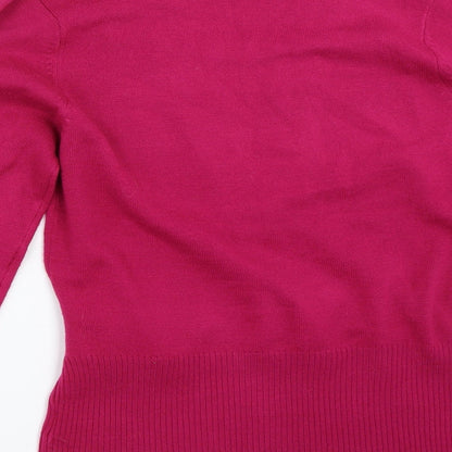 Filati Womens Pink   Pullover Jumper Size L