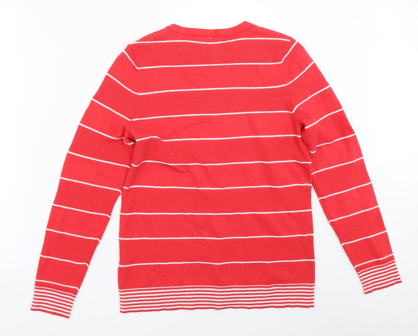 Womens UK Size XS Bonmarché Red Cardigan Jumper