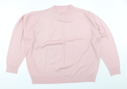 Womens UK Size 18 Berkertex Pink Pullover Jumper