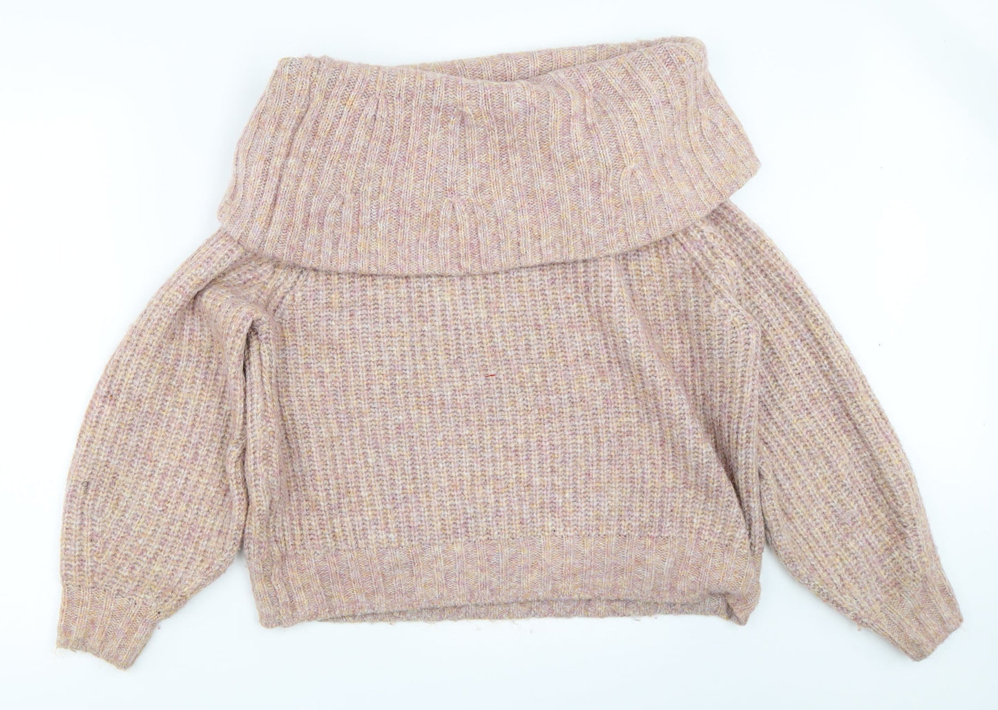 Womens UK Size M H&M Pink Pullover Jumper