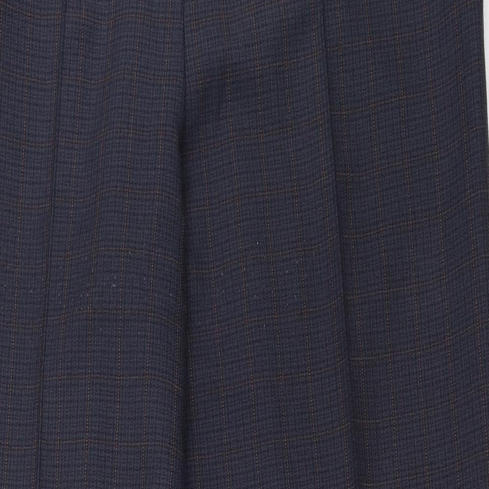Womens UK Size 14 Marks and Spencer Regular Fit  Blue Trousers