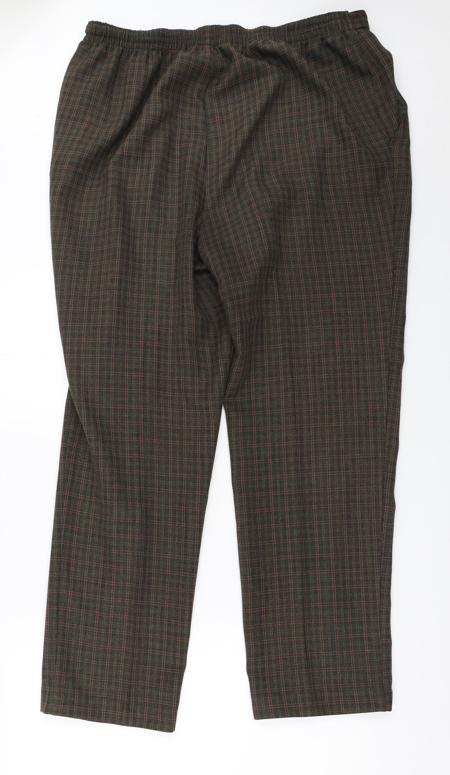 Womens UK Size 36 in Preworn Regular Fit  Green Trousers