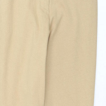 Womens UK Size 28 Preworn Regular Fit  Beige Trousers