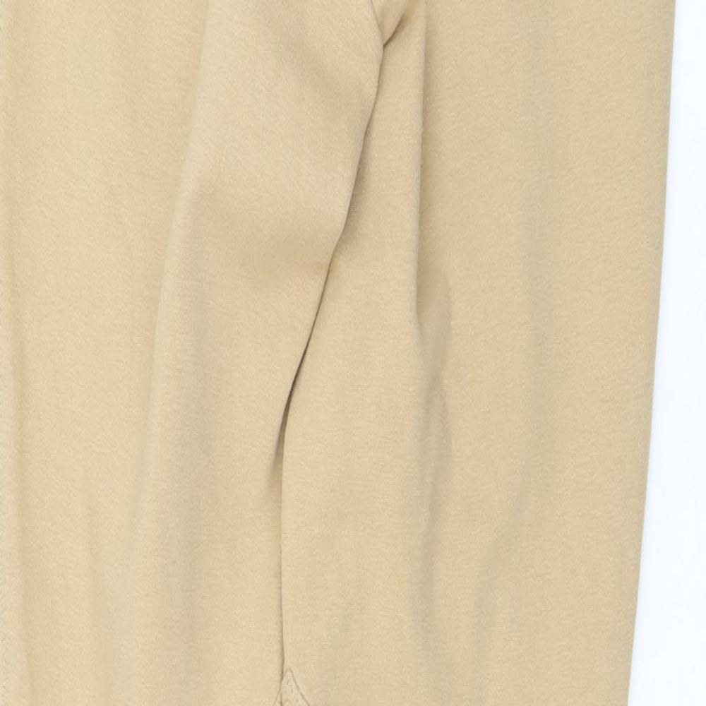 Womens UK Size 28 Preworn Regular Fit  Beige Trousers
