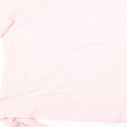 Womens UK Size L Platinum Pink Pullover Jumper