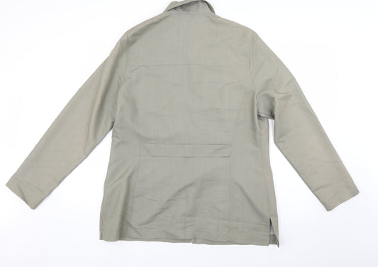 Womens UK Size 14 equorian Green Jacket