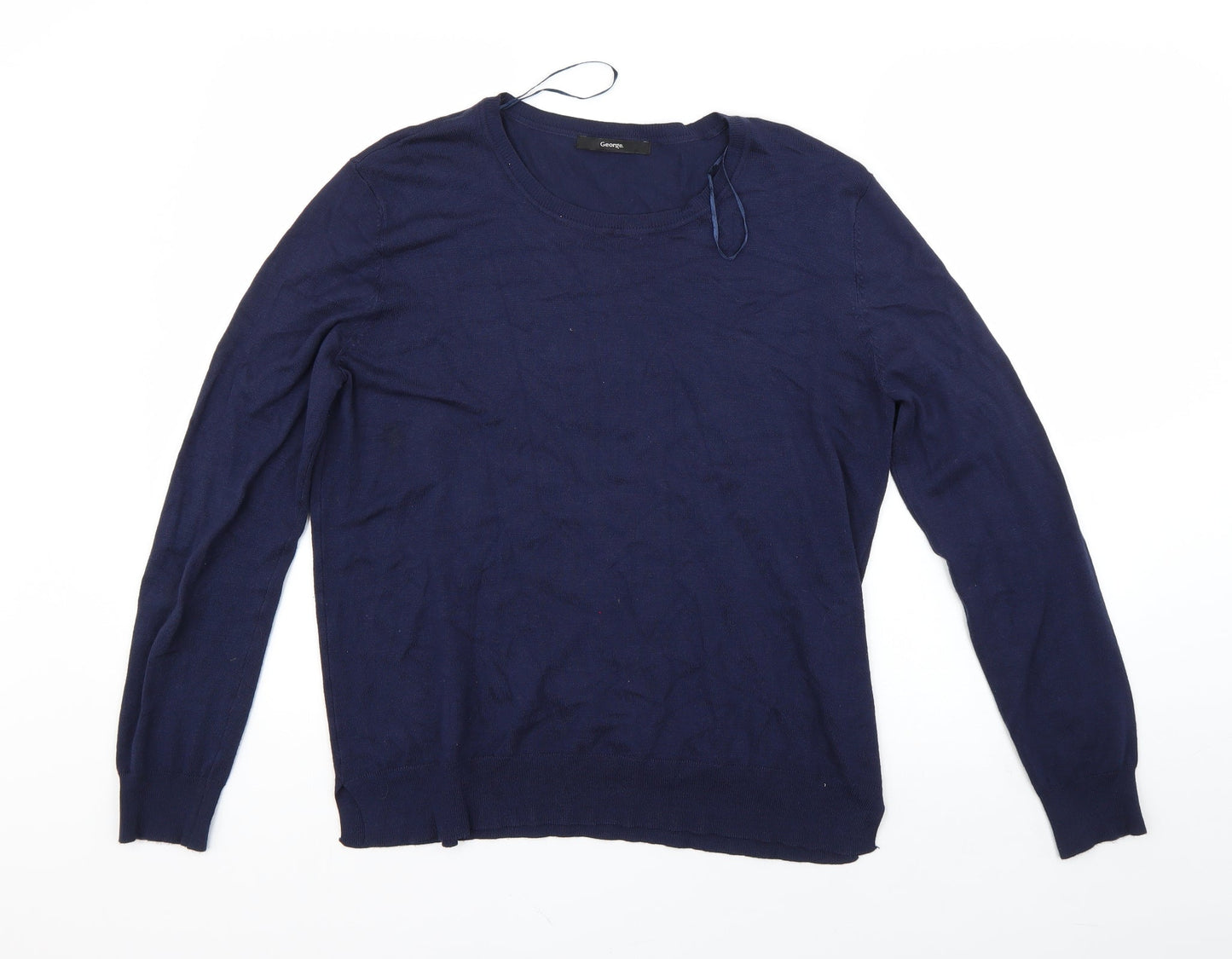 George Womens Blue   Pullover Jumper Size 14