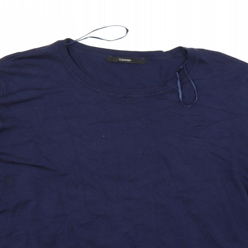 George Womens Blue   Pullover Jumper Size 14