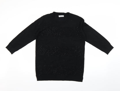 Matalan Womens Black   Pullover Jumper Size 14