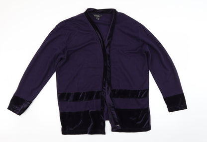By Design Womens Purple   Cardigan Jumper Size M