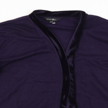 By Design Womens Purple   Cardigan Jumper Size M