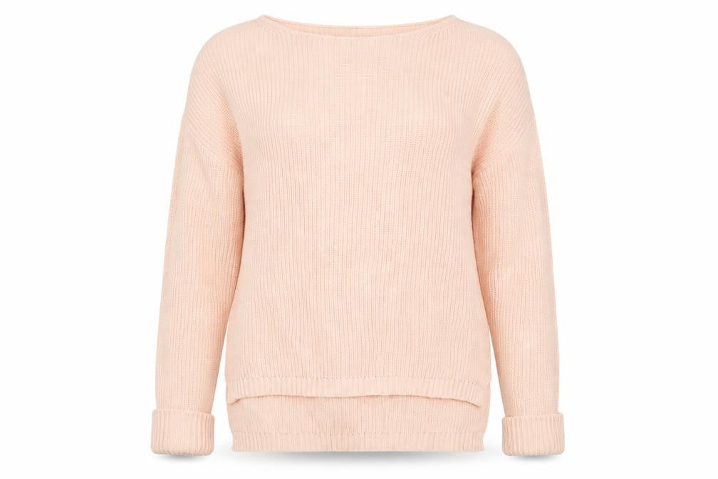 Womens UK Size 14 Avenue Pink Pullover Jumper