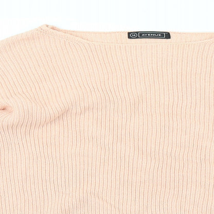 Avenue Womens Pink   Pullover Jumper Size 14