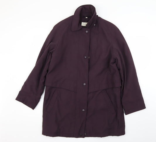 dannimac Womens Purple   Quilted Coat Size S