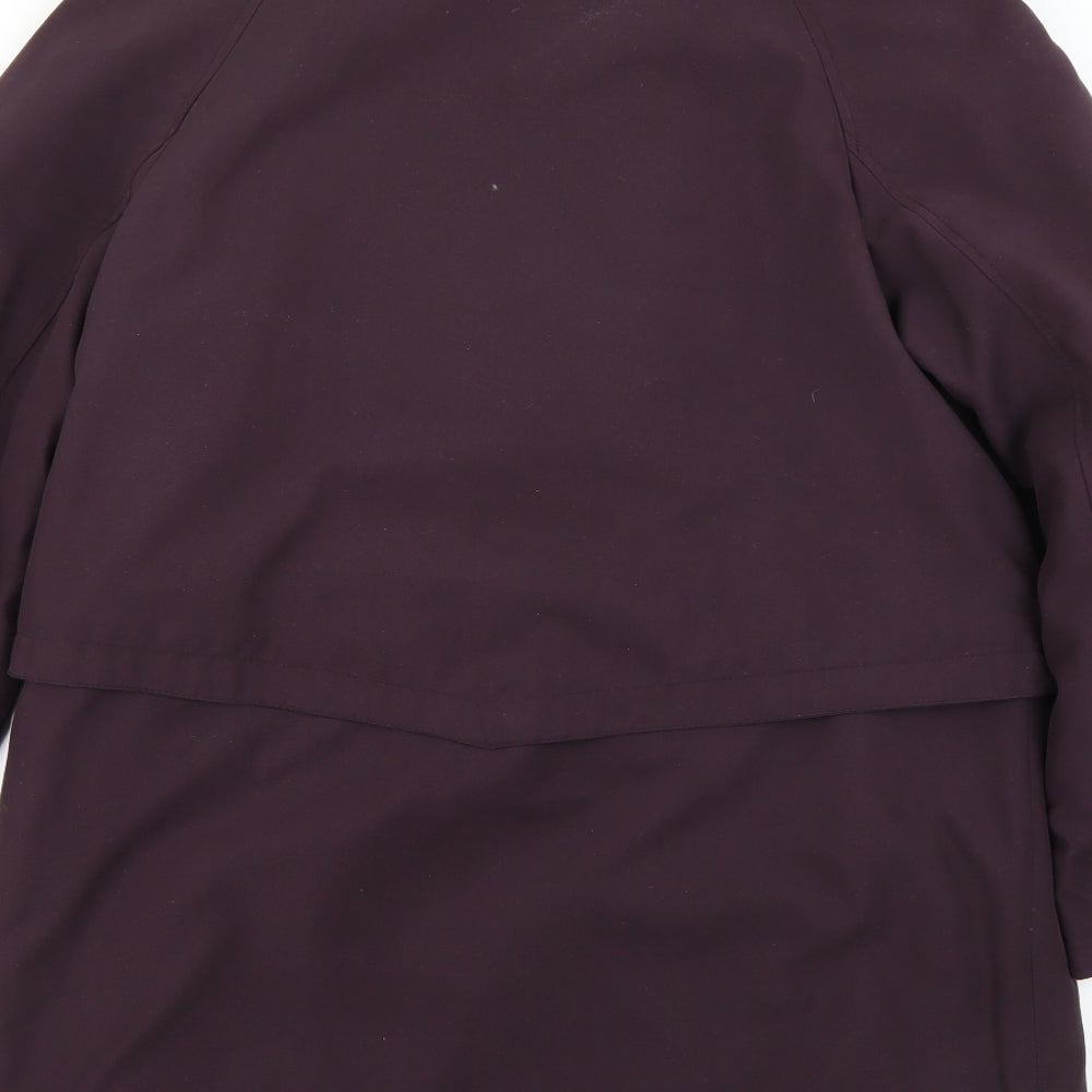 dannimac Womens Purple   Quilted Coat Size S