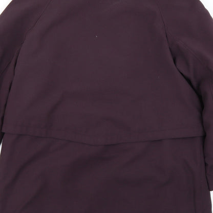dannimac Womens Purple   Quilted Coat Size S