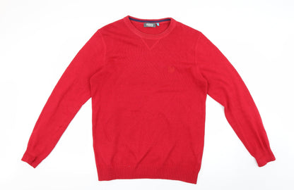 Womens UK Size M Matalan Red Pullover Jumper