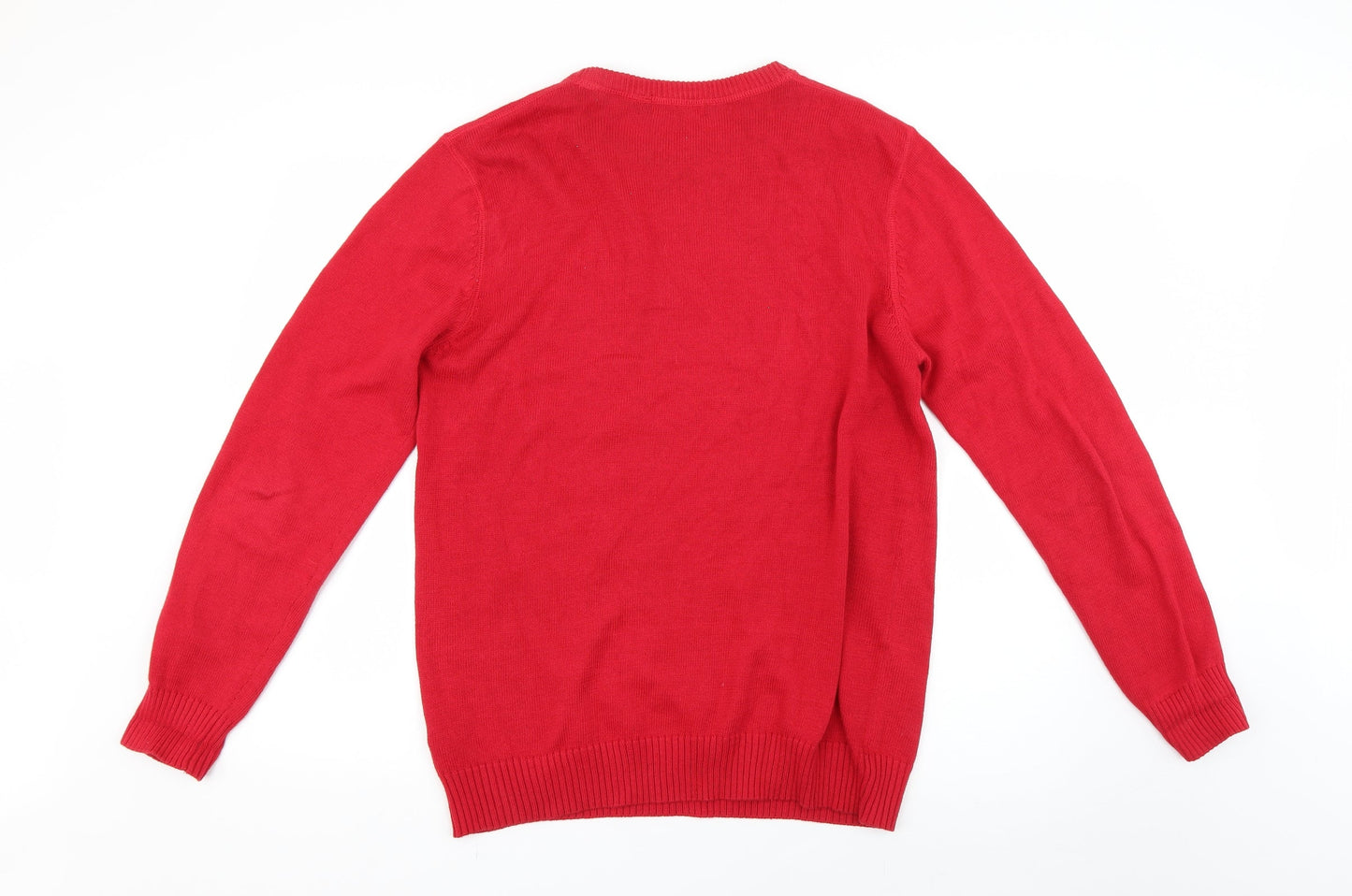 Womens UK Size M Matalan Red Pullover Jumper