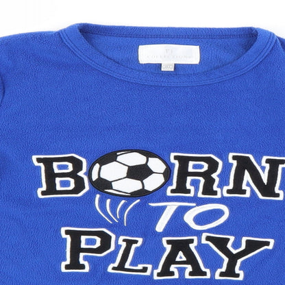 Pj collections Boys Blue Solid   Pyjama Top Size 9-10 Years