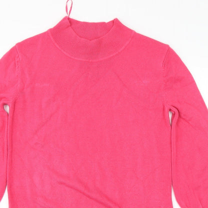 Womens UK Size XS Marks and Spencer Pink Pullover Jumper