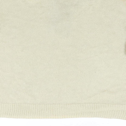 Womens UK Size M Damart Beige Henley Jumper