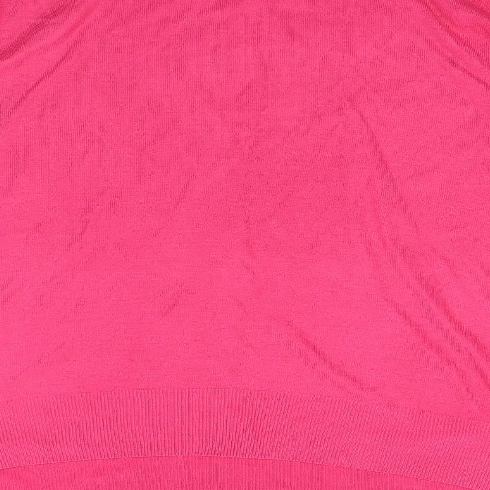 Womens UK Size 20 M&S Pink Pullover Jumper