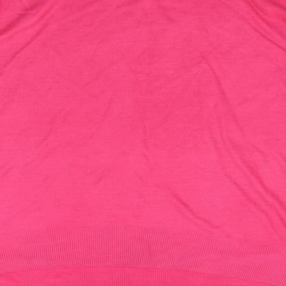 Womens UK Size 20 M&S Pink Pullover Jumper