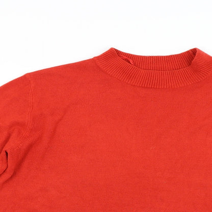 Womens UK Size 14 M&S Red Pullover Jumper
