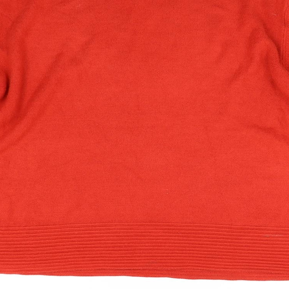 Womens UK Size 14 M&S Red Pullover Jumper
