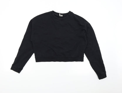 Womens UK Size 12 ASOS Black Pullover Sweatshirt