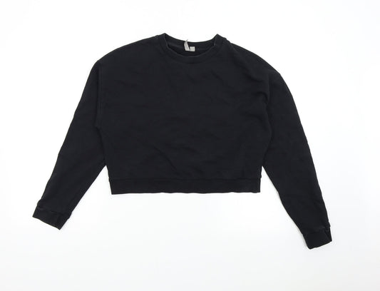Womens UK Size 12 ASOS Black Pullover Sweatshirt