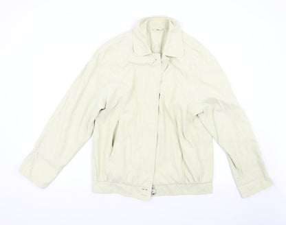Mens UK Size L Telemac Beige Bomber Jacket
