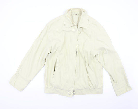 Mens UK Size L Telemac Beige Bomber Jacket