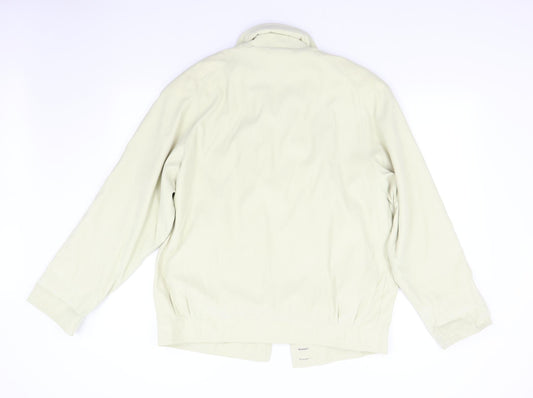 Mens UK Size L Telemac Beige Bomber Jacket